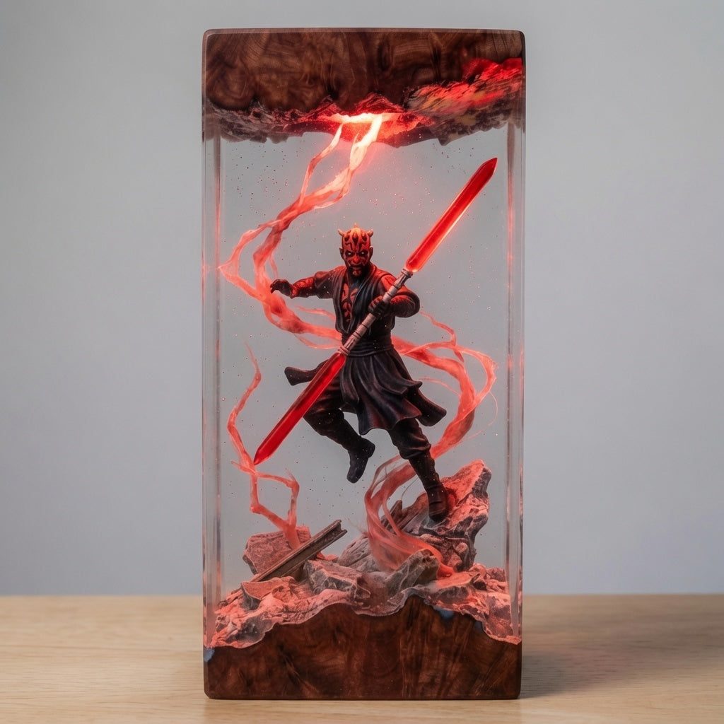 Second Blade resin lamp in daylight